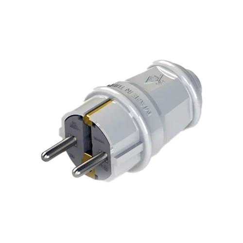 NEAD Topraklı Düz Fiş 250V 16A Beyaz Plastik