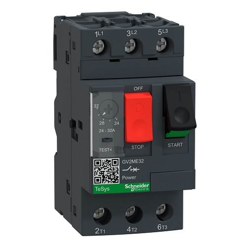 Schneider 24-32A 3P Motor Koruma Şalteri - Termal Manyetik Açma Ünitesi