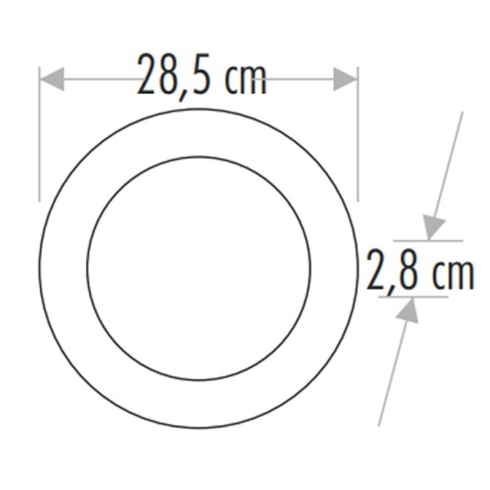 CATA 30W Yuvarlak Beyaz LED Panel - 3155 Lm, Soğuk Beyaz, İnce Profil, Alüminyum Gövde