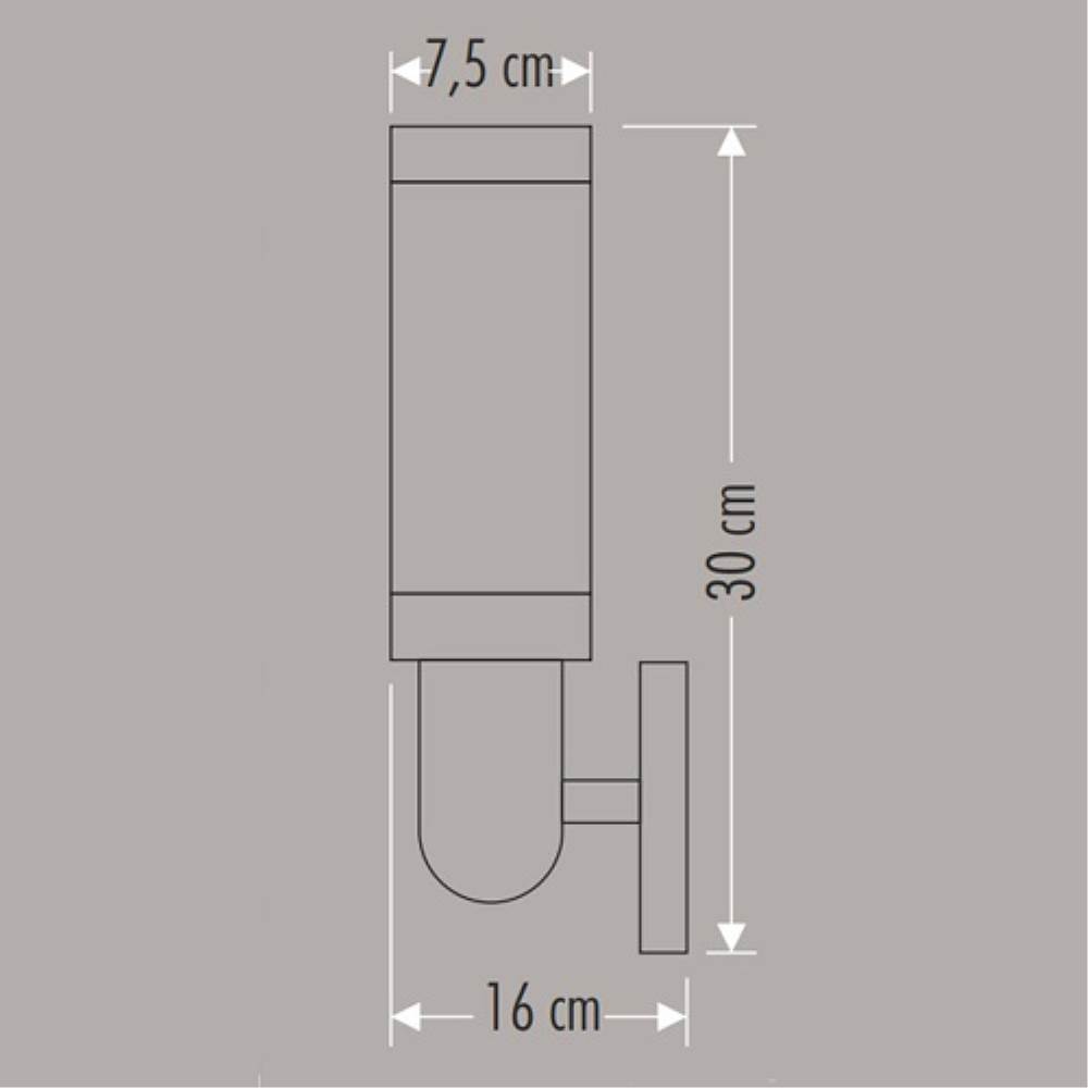 CATA Roma Bahçe Aplik (E27) Duvar Montajlı, IP54 Koruma Sınıfı