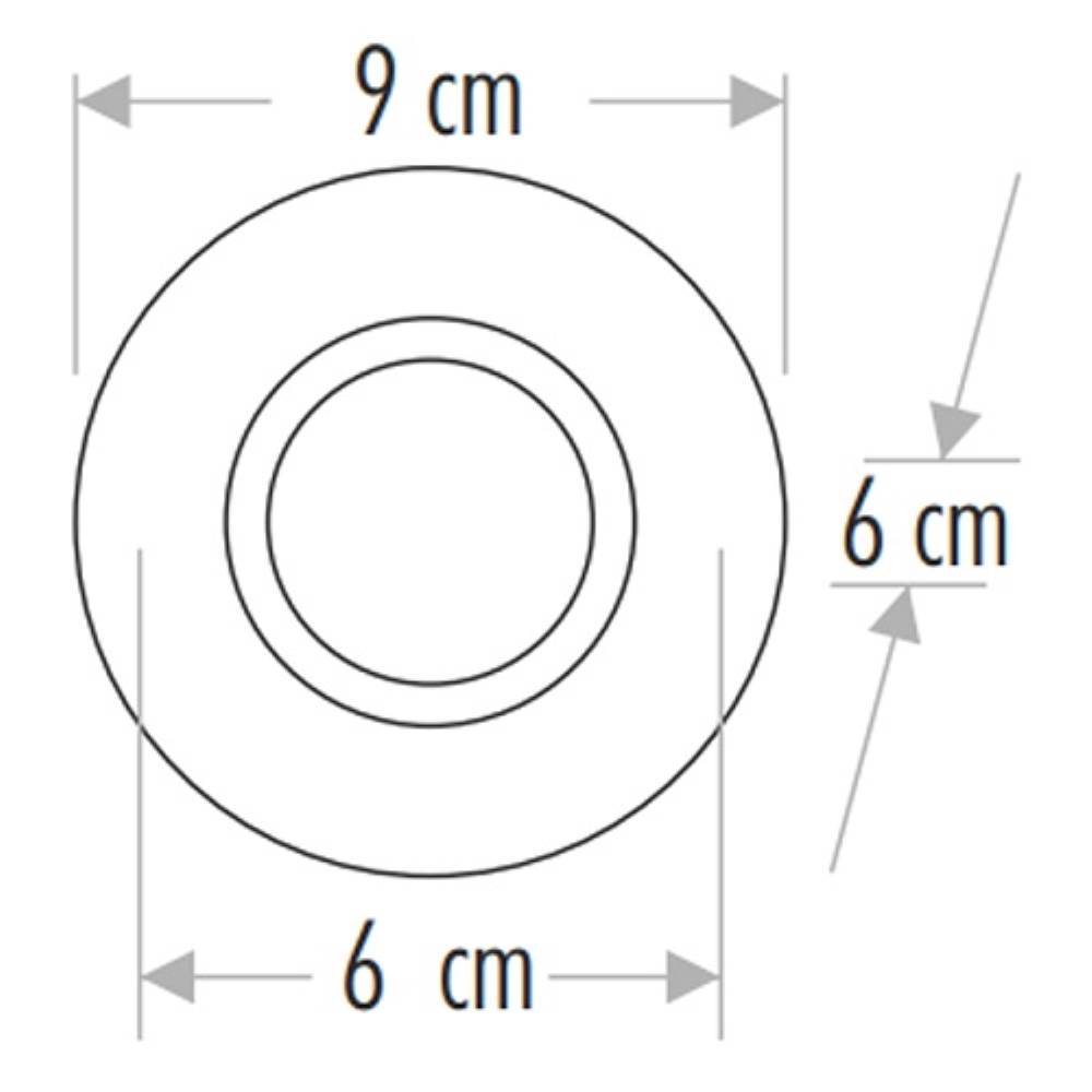 CATA Karanfil Dekoratif Cam Spot Lamba - Yuvarlak, LED Uyumu, IP20, 5.5 cm Çap