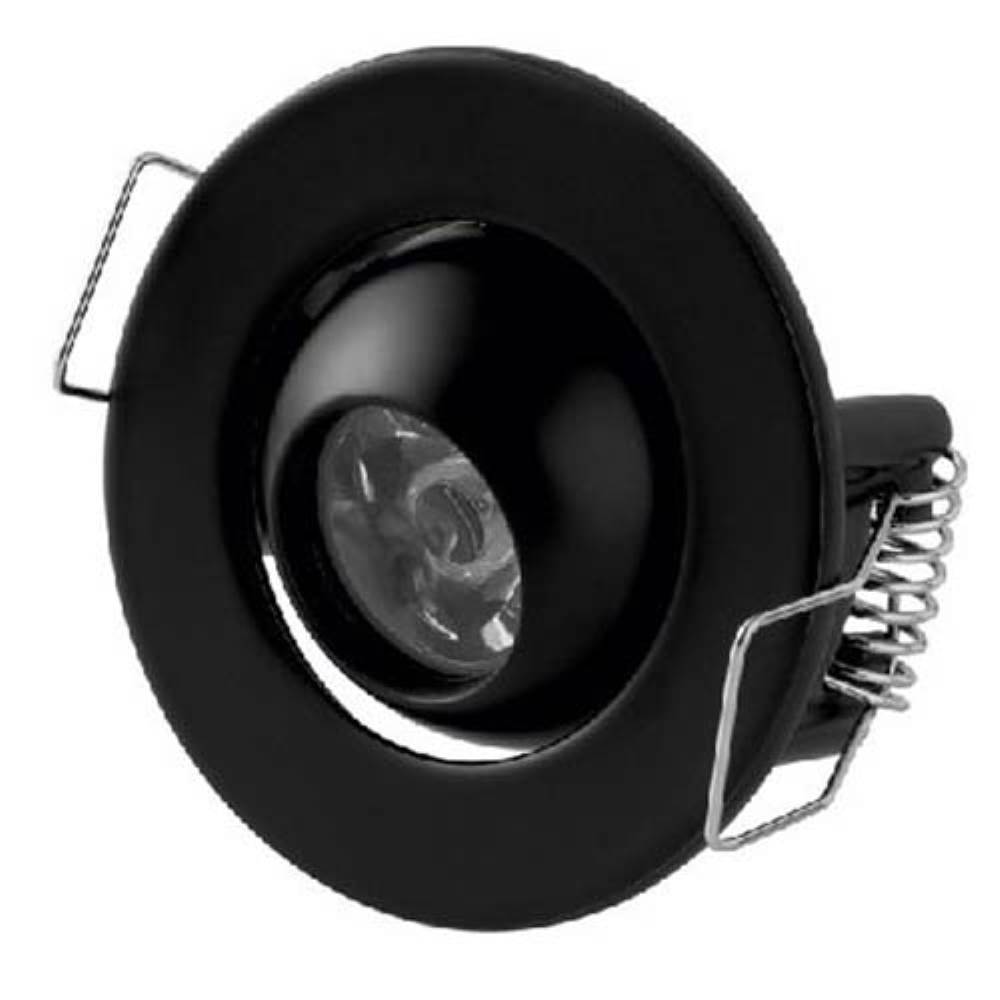 CATA 1,5W Güçlü LED UFO Spot Işık - Siyah Kasa, 3200K Günışığı, Kompakt Tasarım